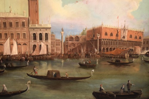 Venice, the Basin of St. Mark Signed E.M. and dated 1875 - 